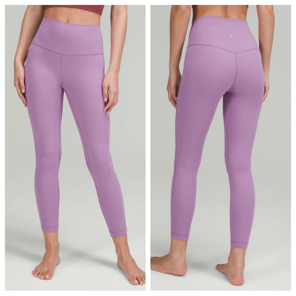 Lululemon Align High-Rise Pant 25" Wisteria Purple Leggings Nulu Buttery Soft